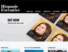 Tablet Screenshot of hispanicexecutive.com